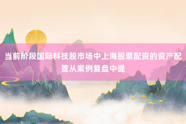 当前阶段国际科技股市场中上海股票配资的资产配置从案例复盘中提