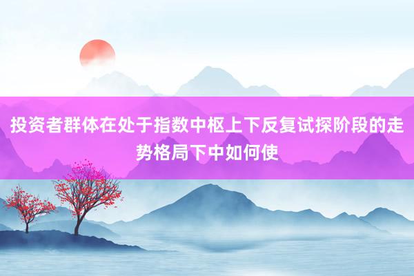 投资者群体在处于指数中枢上下反复试探阶段的走势格局下中如何使