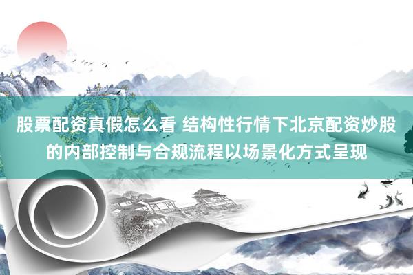 股票配资真假怎么看 结构性行情下北京配资炒股的内部控制与合规流程以场景化方式呈现