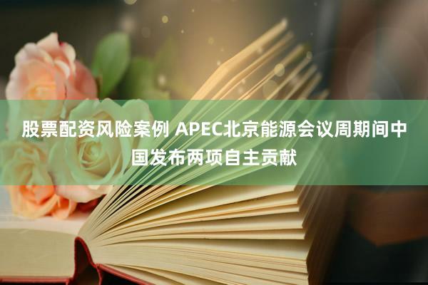 股票配资风险案例 APEC北京能源会议周期间中国发布两项自主贡献