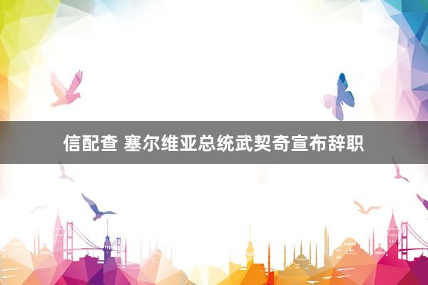 信配查 塞尔维亚总统武契奇宣布辞职