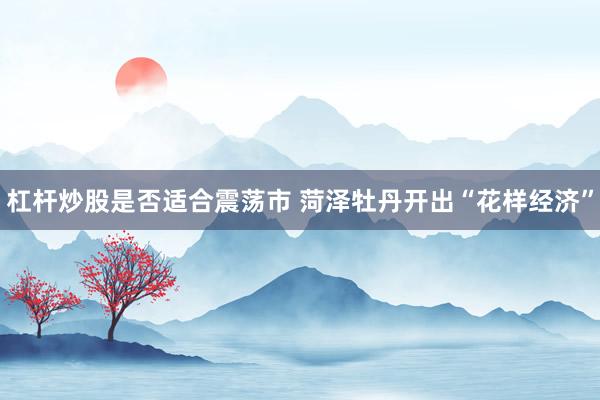 杠杆炒股是否适合震荡市 菏泽牡丹开出“花样经济”