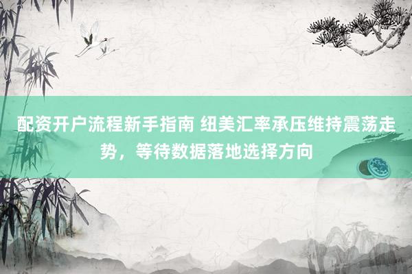 配资开户流程新手指南 纽美汇率承压维持震荡走势，等待数据落地选择方向